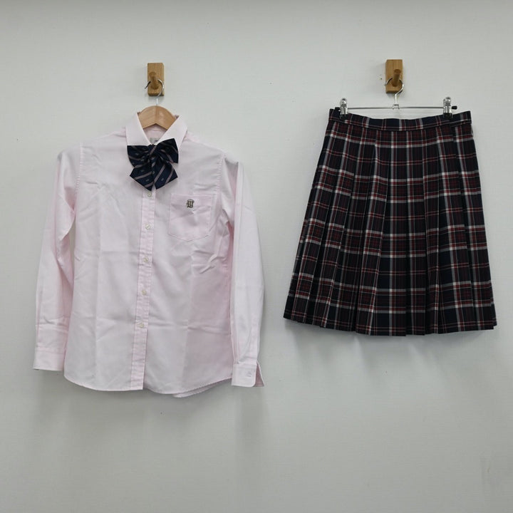 【中古】福岡県 福岡大学附属若葉高等学校 女子制服 4点（ブレザー・シャツ・スカート）sf011635