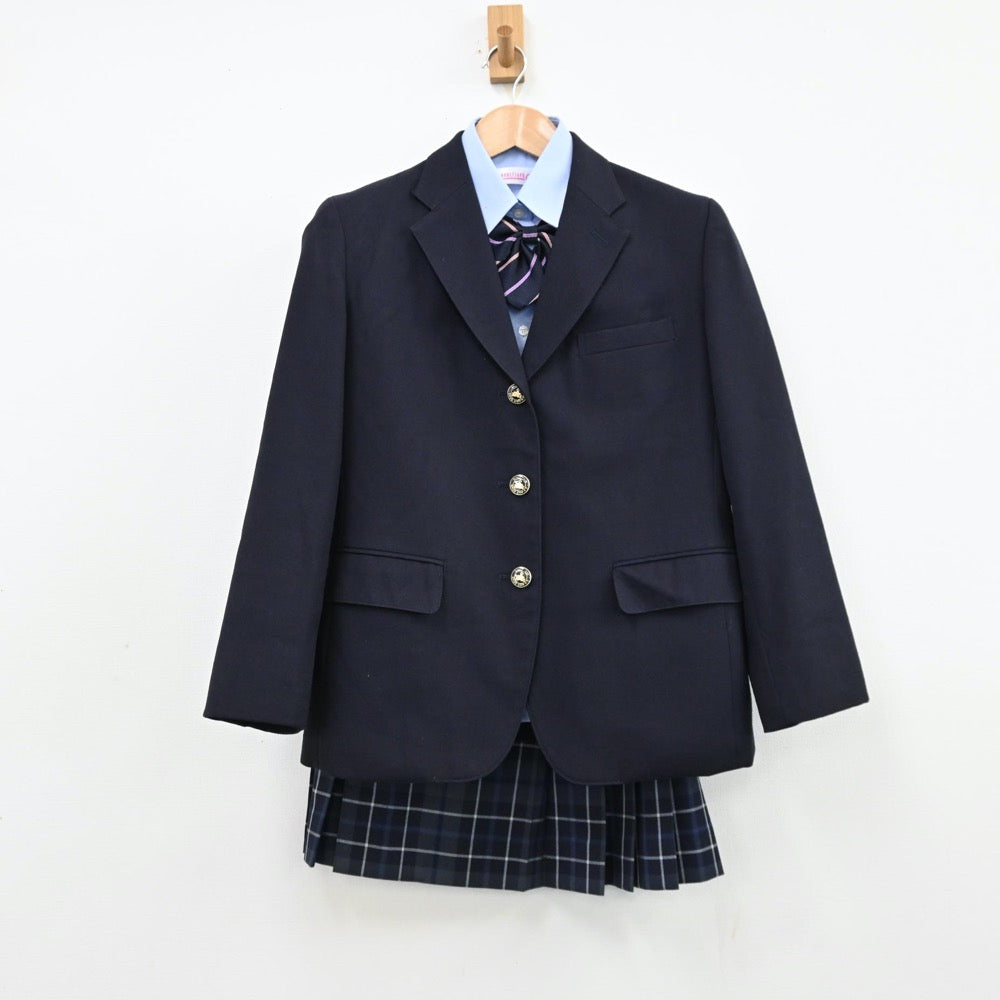 中古制服】東京都 中央大学高等学校 女子制服 5点（ブレザー・シャツ・スカート）sf011640【リサイクル学生服】 | 中古制服通販パレイド