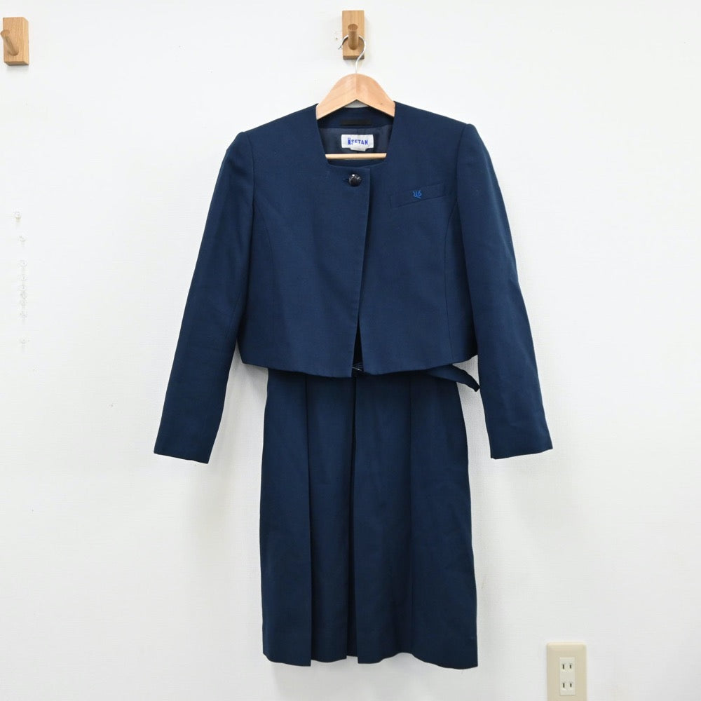 【中古】東京都 東京純心女子中学・高等学校 女子制服 2点（ブレザー・ジャンパースカート）sf011643