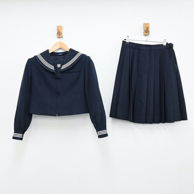 【中古】東京都 目白研心高等学校 女子制服 3点（ブレザー・セーラー服・スカート）sf011649