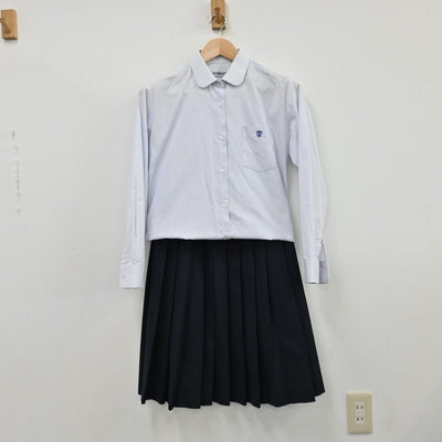 【中古】岐阜県 岐阜県立岐阜商業高等学校 女子制服 4点（ブレザー・シャツ・スカート）sf011650