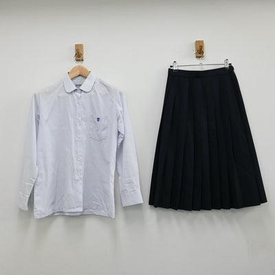 【中古】岐阜県 岐阜県立岐阜商業高等学校 女子制服 4点（ブレザー・シャツ・スカート）sf011650