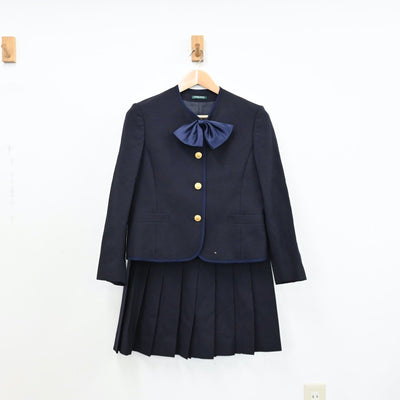 【中古】兵庫県 伊丹高等学校 女子制服 3点（ブレザー・スカート）sf011662