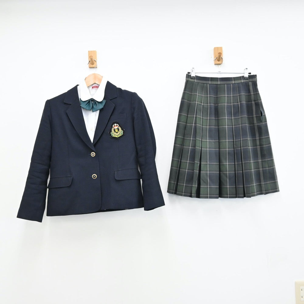 【中古】愛知県 小牧高等学校 女子制服 4点（ブレザー・シャツ・スカート）sf011701