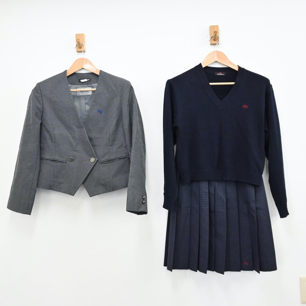 中古制服】岐阜県 東濃実業高等学校 女子制服 3点（ブレザー・ニット・スカート）sf011703【リサイクル学生服】 | 中古制服通販パレイド