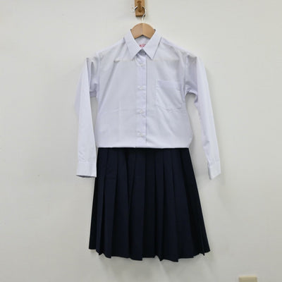 【中古】埼玉県 さいたま市立南浦和中学校 女子制服 4点（ブレザー・シャツ・ベスト・スカート）sf011740