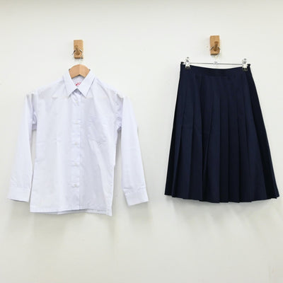 【中古】埼玉県 さいたま市立南浦和中学校 女子制服 4点（ブレザー・シャツ・ベスト・スカート）sf011740