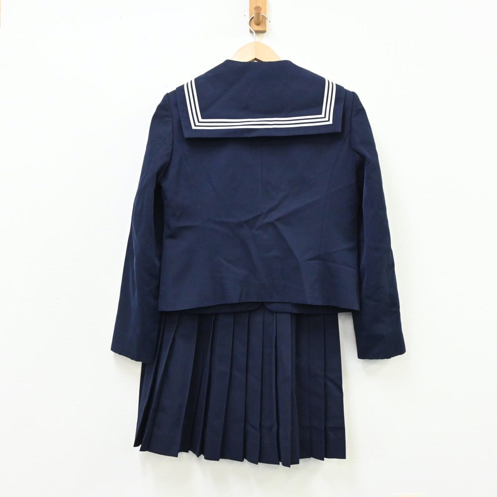【中古】香川県 高松第一中学校 女子制服 3点（セーラー服・スカート）sf011758