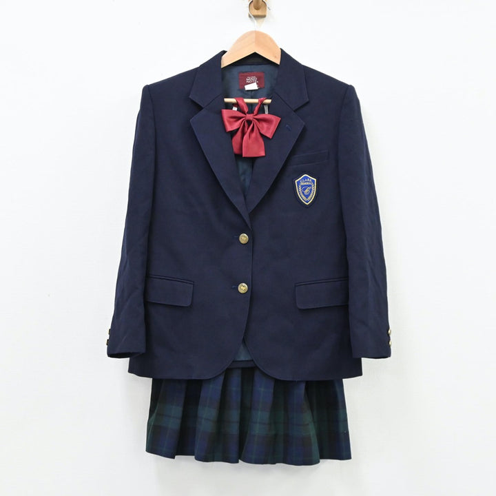 【中古】愛知県 クラーク記念国際高等学校 女子制服 4点（ブレザー・スカート）sf011762