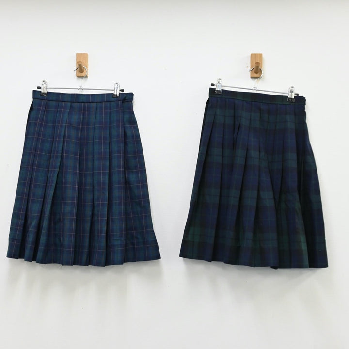 クラーク記念国際高校 制服 スカート 中古制服】愛知県 クラーク記念国際高等学校 女子制服 4点