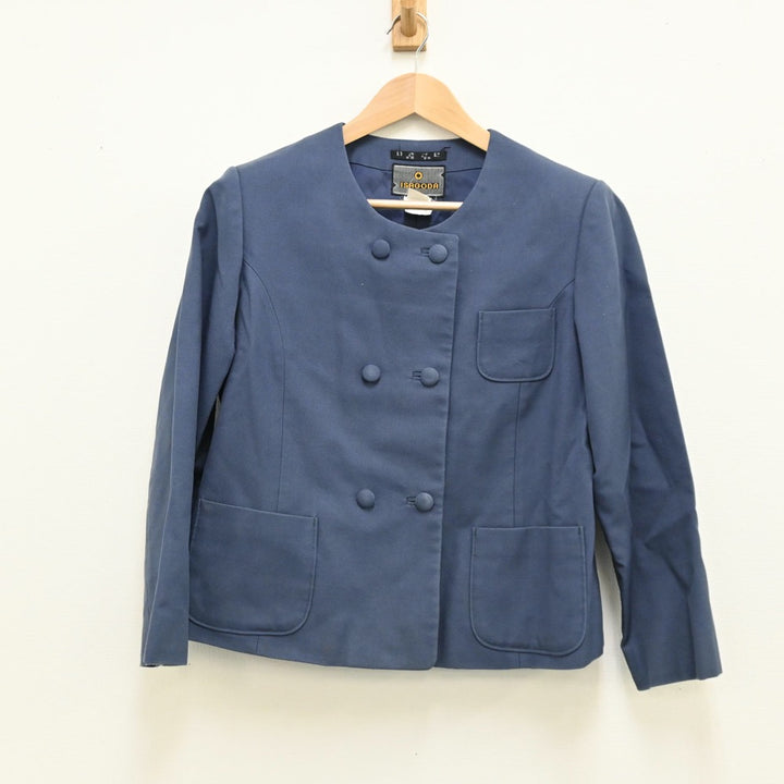 【中古】岩手県 上田中学校 女子制服 3点（ブレザー・スカート）sf011763