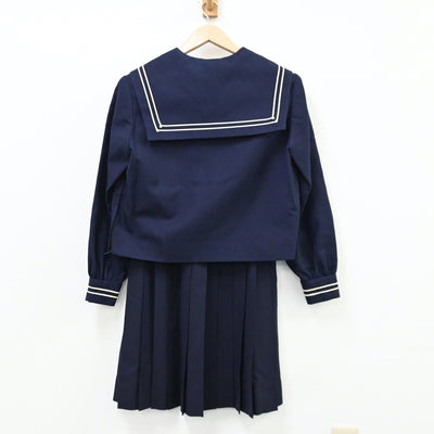 【中古】岩手県 盛岡北高等学校 女子制服 4点（セーラー服・スカート）sf011765