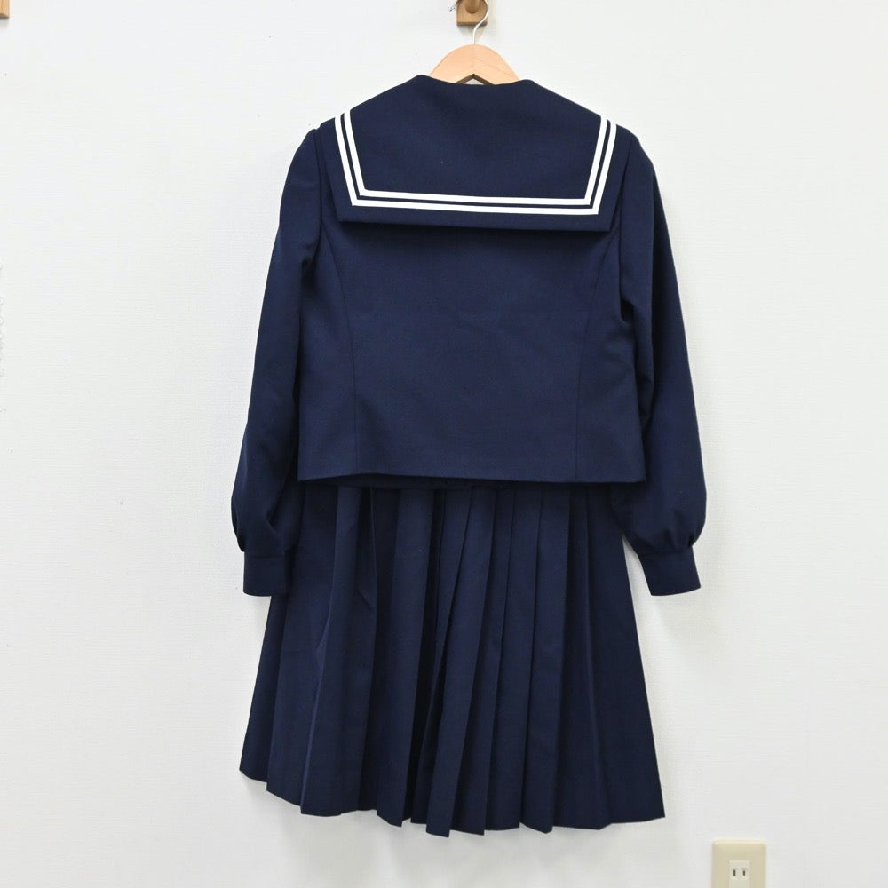 【中古】愛知県 大府西中学校 女子制服 3点（セーラー服・スカート）sf011780