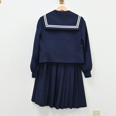 【中古】愛知県 大府西中学校 女子制服 3点（セーラー服・スカート）sf011780