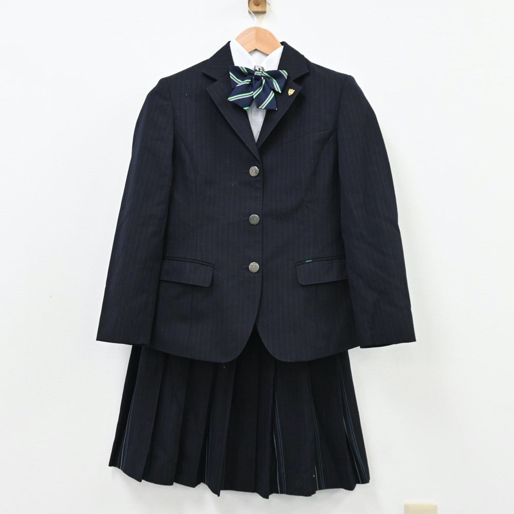 【中古】愛知県 太田中学校 女子制服 5点（ブレザー・シャツ・スカート）sf011782