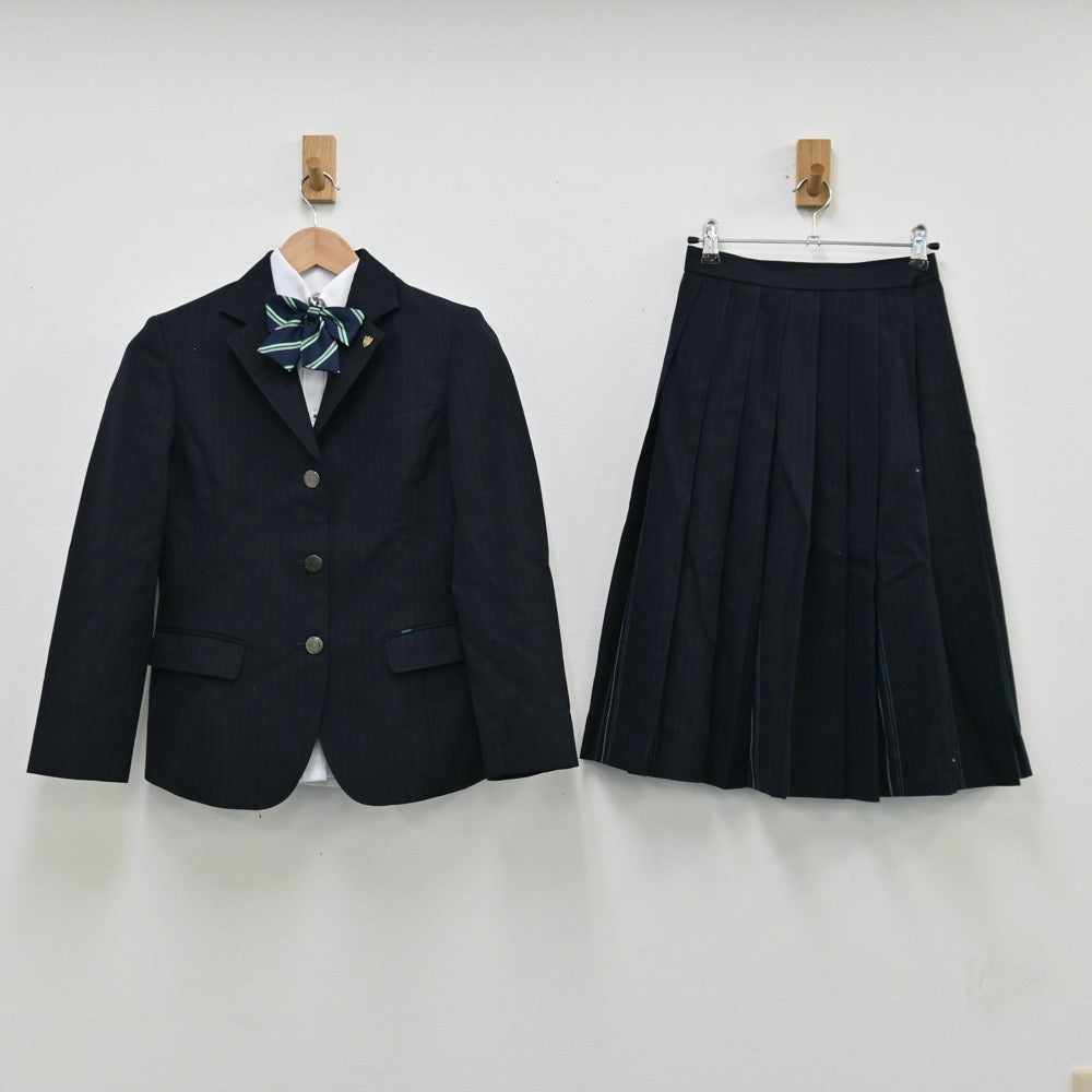 【中古】愛知県 太田中学校 女子制服 5点（ブレザー・シャツ・スカート）sf011782