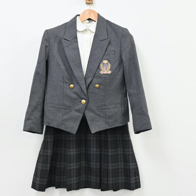 【中古】愛知県 中部大学春日丘高等学校 女子制服 3点（ブレザー・シャツ・スカート）sf011785