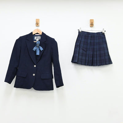 【中古】愛知県 瀬戸窯業高等学校 女子制服 4点（ブレザー・スカート）sf011788