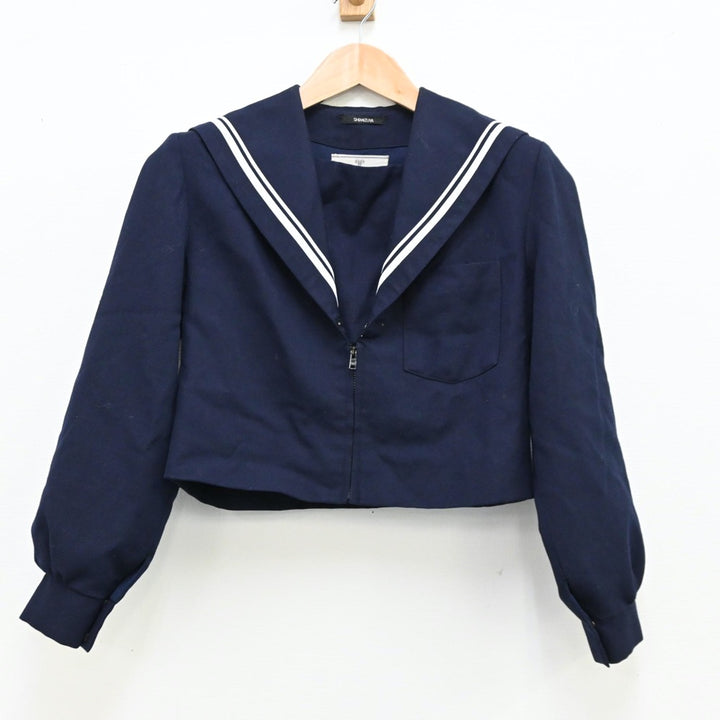 中古制服】愛知県 森孝中学校 女子制服 2点(セーラー服 中古制服】愛知県 森孝中学校 女子制服 2点(セーラー服