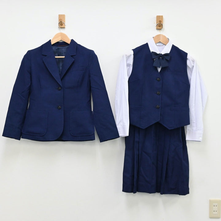 【中古制服】静岡県 伊豆中央高等学校 女子制服 5点（ブレザー・ベスト・シャツ・スカート）sf011803【リサイクル学生服】 | 中古制服通販パレイド