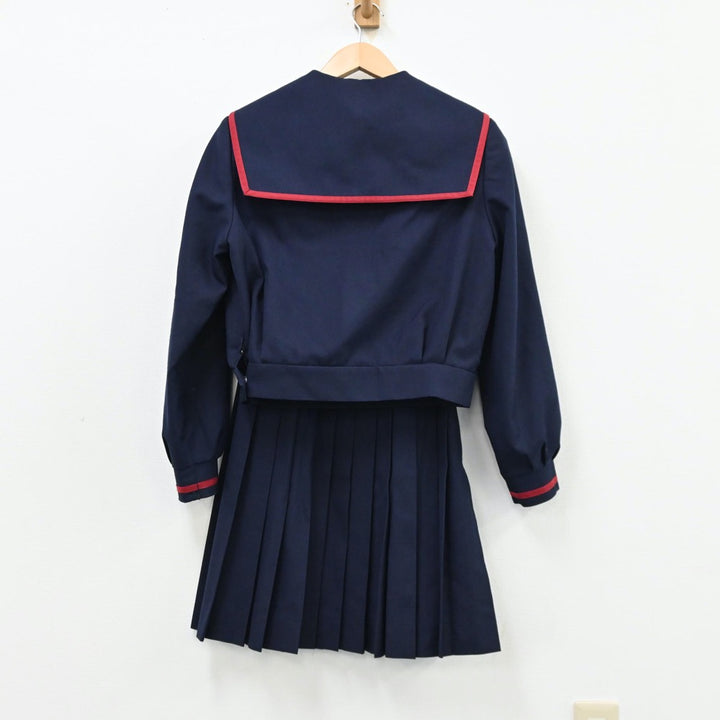 中古制服】石川県 北陸学院高校 女子制服 3点（セーラー服