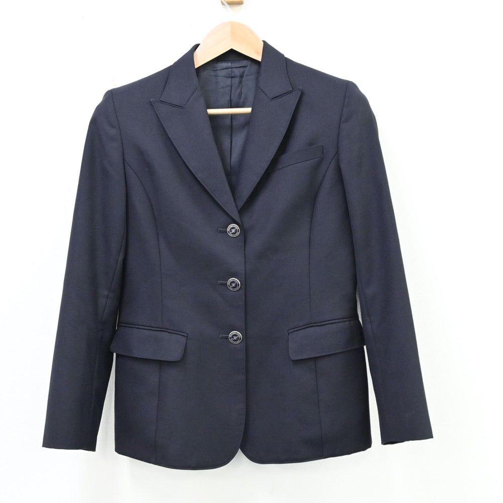 【中古】岡山県 岡山芳泉高等学校 女子制服 4点（ブレザー・スカート）sf011824