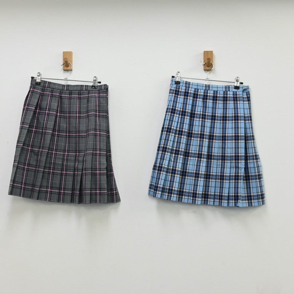 【中古】千葉県 クラーク記念国際高等学校 女子制服 3点（ブレザー・スカート）sf011831