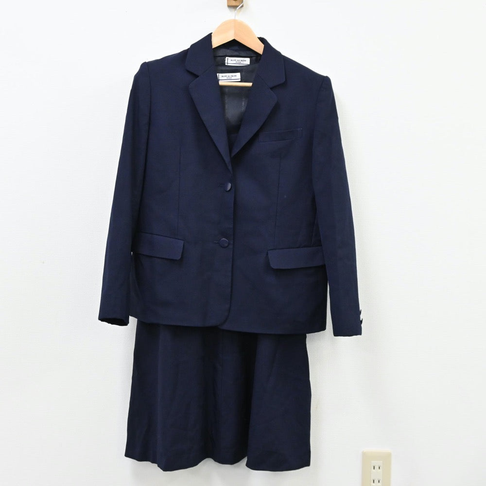 【中古】埼玉県 熊谷女子高等学校 女子制服 3点（ブレザー・ジャンパースカート・スカート）sf011868