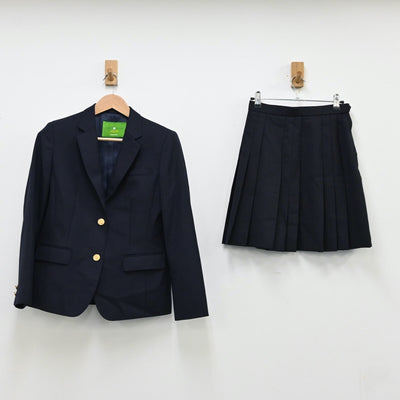 【中古】千葉県 松戸南高等学校 女子制服 3点（ブレザー・スカート）sf011869