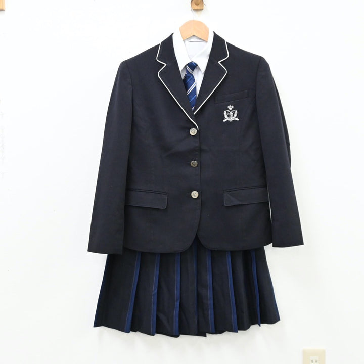 【中古制服】新潟県 日本文理高等学校 女子制服 4点（ブレザー・シャツ・スカート）sf011872【リサイクル学生服】 | 中古制服通販パレイド