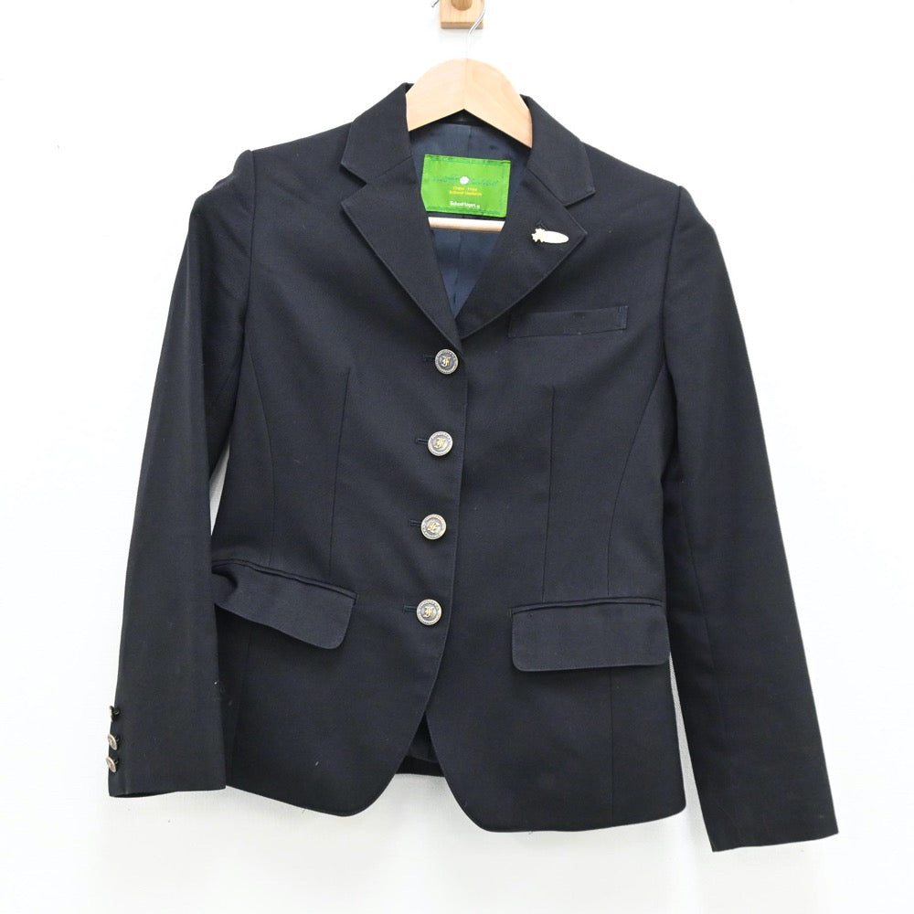 【中古】福岡県 福岡高等学校 女子制服 4点（ブレザー・スカート）sf011896