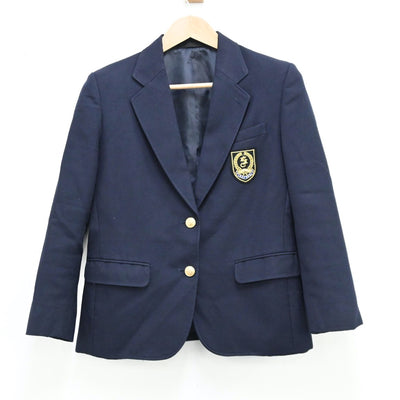 【中古】福岡県 稲築志耕館高等学校 女子制服 2点（ブレザー・スカート）sf011900