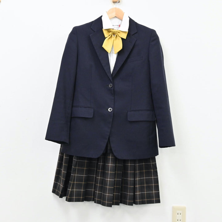 中古制服】福岡県 九州産業大学附属九州高等高校 女子制服 7点（ブレザー・シャツ・ニット・スカート）sf011915【リサイクル学生服】 | 中古制服 通販パレイド