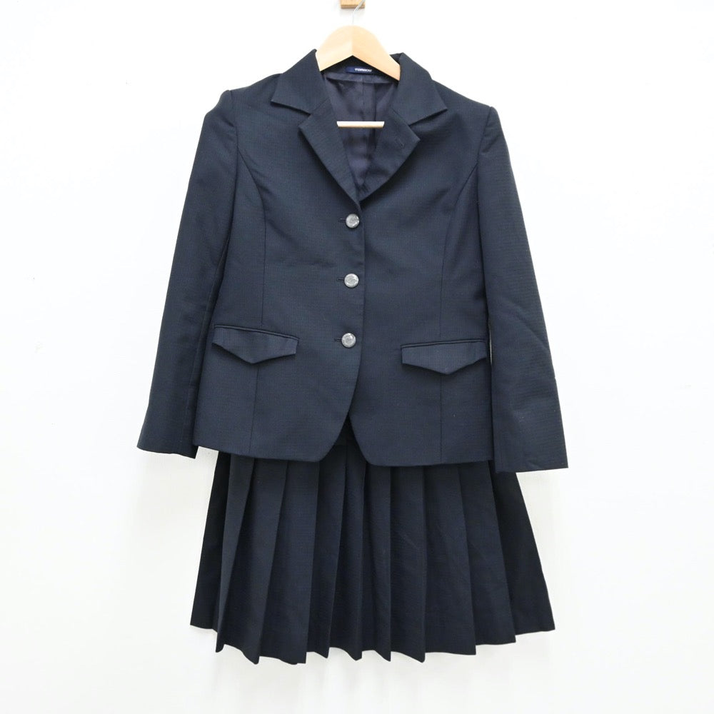 【中古】福岡県 福岡大学附属大濠高等学校 女子制服 3点（ブレザー・スカート）sf011939