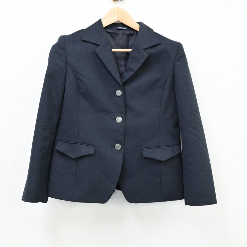 【中古】福岡県 福岡大学附属大濠高等学校 女子制服 3点（ブレザー・スカート）sf011939