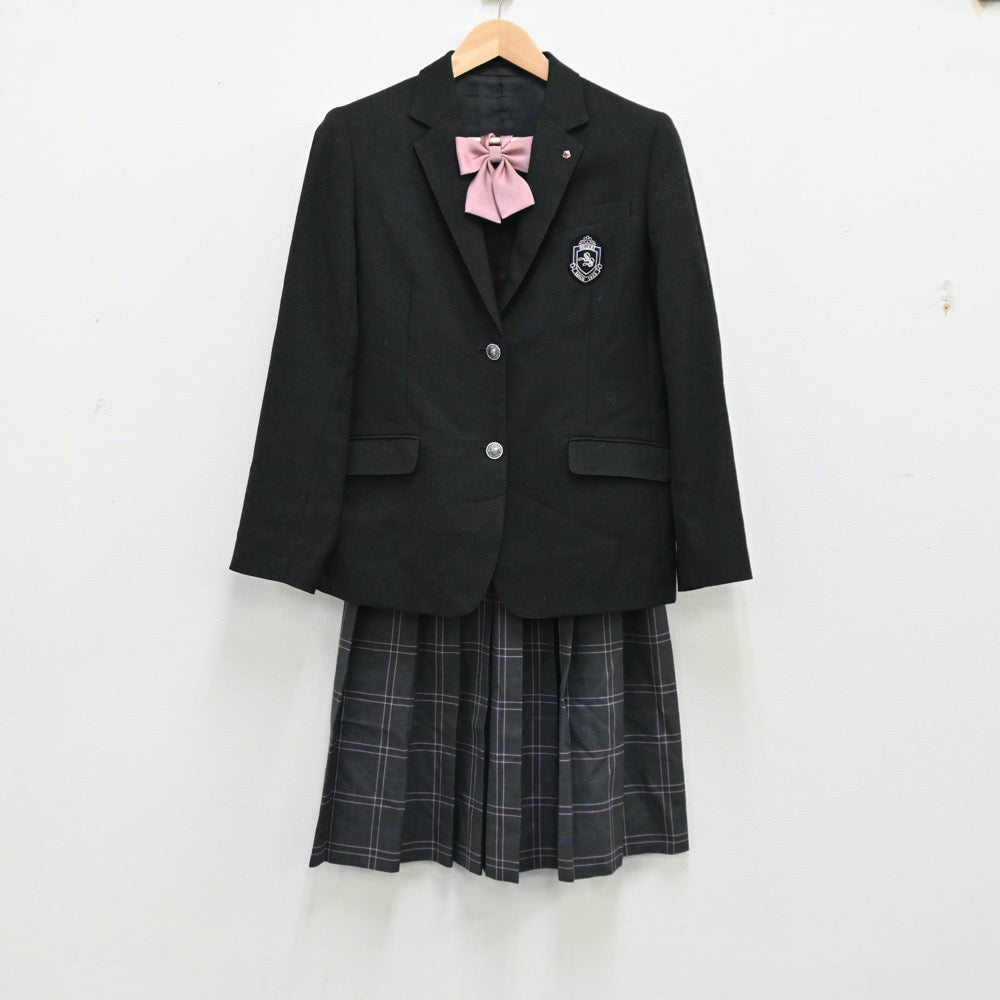 【中古】大阪府 大阪成蹊女子高等学校 女子制服 3点（ブレザー・スカート）sf011951