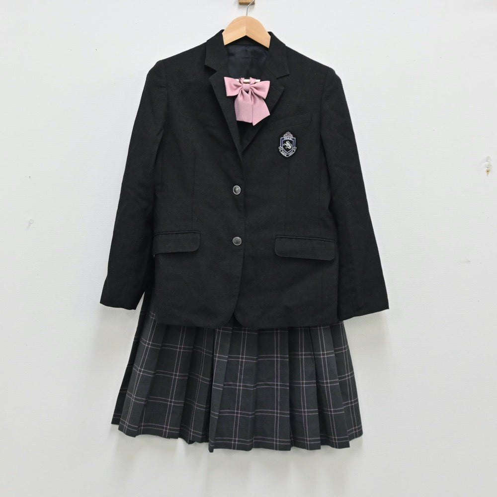 【中古】大阪府 大阪成蹊女子高等学校 女子制服 4点（ブレザー・スカート）sf011952