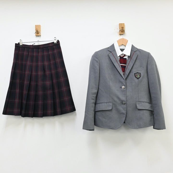 【中古制服】岡山県 岡山理科大学附属高等学校 女子制服 6点（ブレザー・シャツ・スカート）sf011957【リサイクル学生服】 | 中古制服通販パレイド