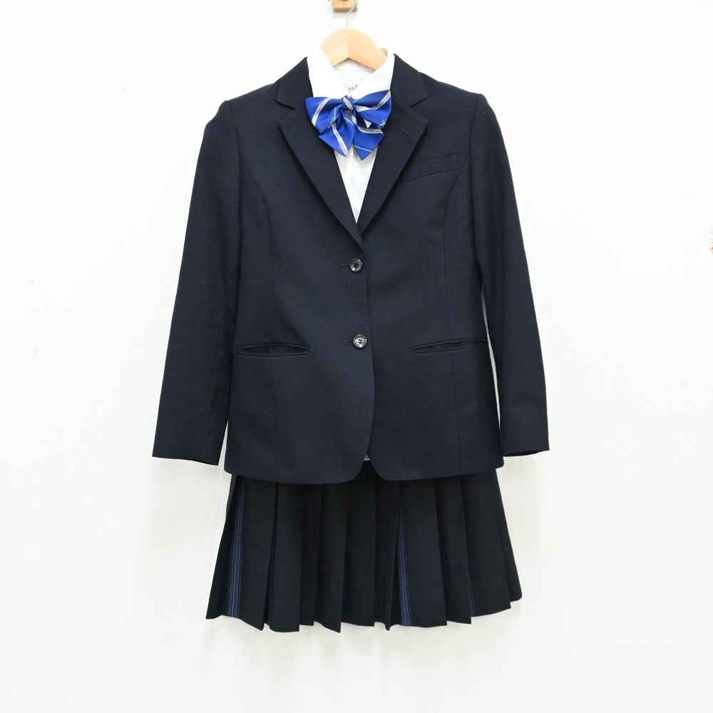 【中古】神奈川県 桐蔭学園高等学校 女子制服 5点（ブレザー・シャツ・スカート・ニット）sf011960