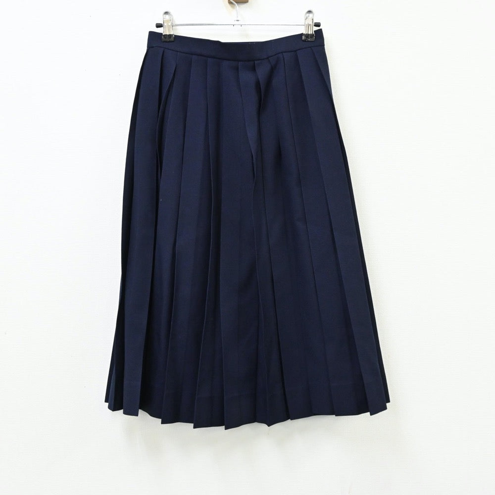 【中古】大阪府 樟蔭高校 女子制服 5点（セーラー服・ニット・スカート）sf011964