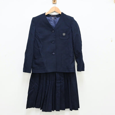 【中古】埼玉県 蓮田市立蓮田中学校 女子制服 4点（ブレザー・ベスト・スカート）sf011971