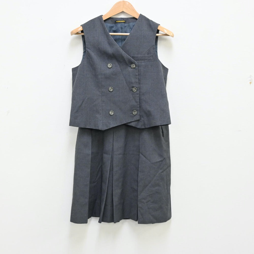 【中古】埼玉県 埼玉大学教育学部附属中学校 女子制服 3点（ブレザー・ベスト・スカート）sf011974