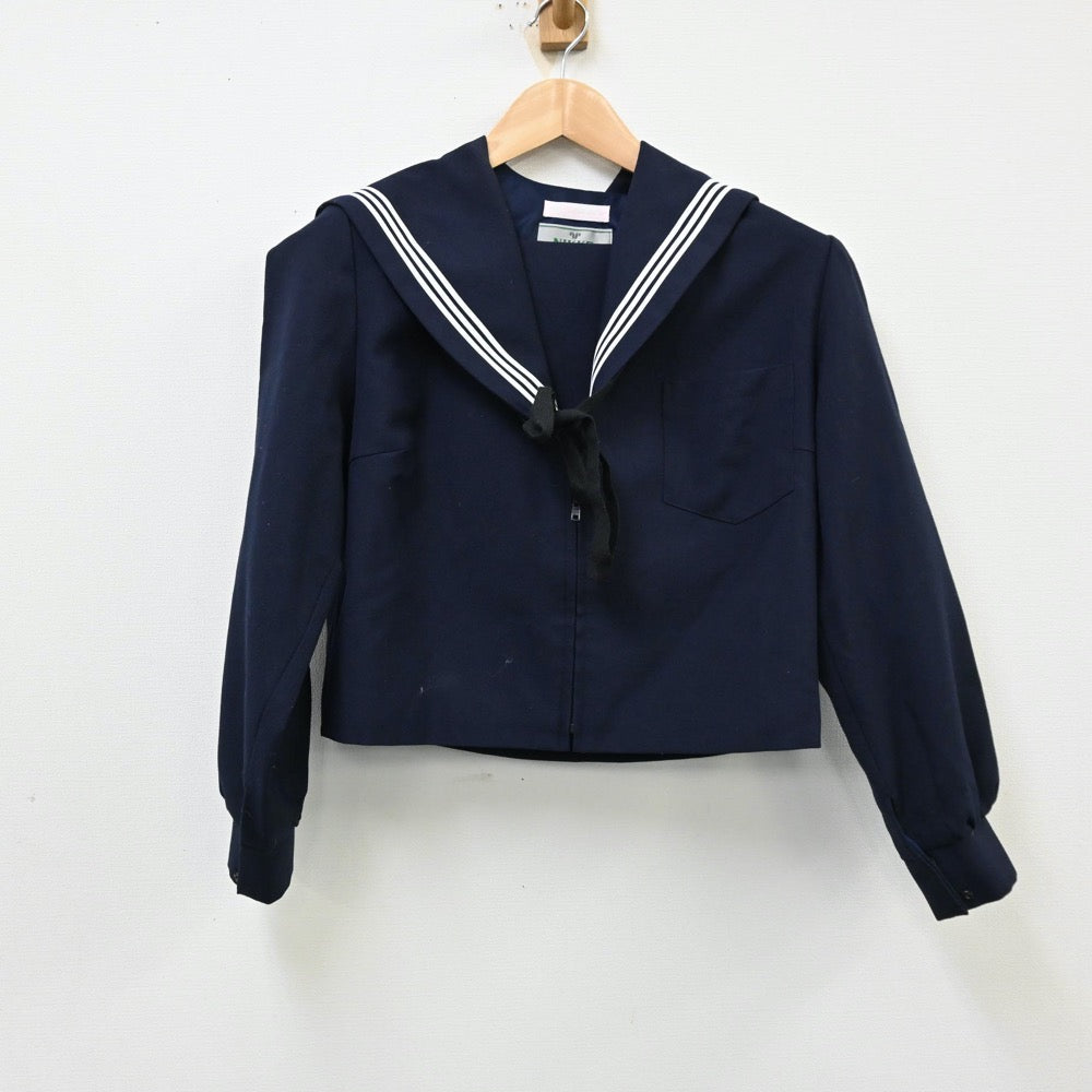 【中古】愛知県 一宮市立大和中学校 女子制服 3点（セーラー服・スカート）sf011976