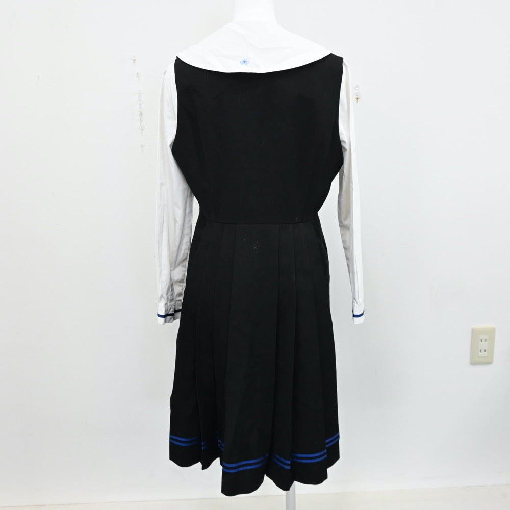 【中古】東京都 瀧野川女子学園高等学校 女子制服 4点（ブレザー・シャツ・ジャンパースカート）sf011990