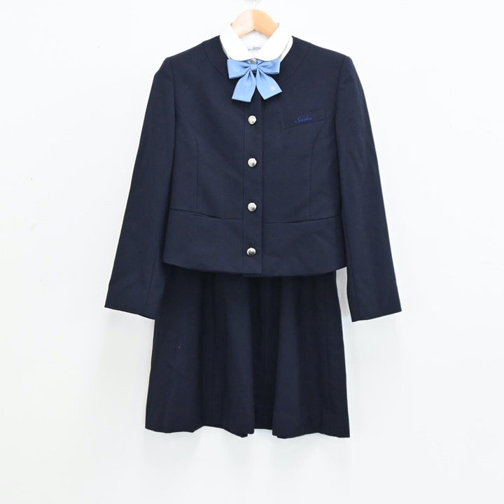 【中古制服】岡山県 岡山学芸館清秀中学校 女子制服 5点（ブレザー・シャツ・ベスト・スカート）sf012002【リサイクル学生服】 |  中古制服通販パレイド