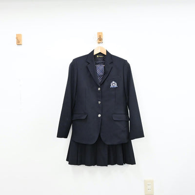 【中古】三重県 三重高等学校 女子制服 5点（ブレザー・スカート）sf012007