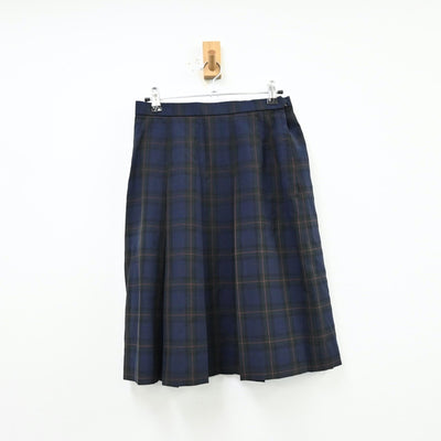 【中古】山口県 南陽工業高等学校 女子制服 3点（シャツ・ニットベスト・スカート）sf012017