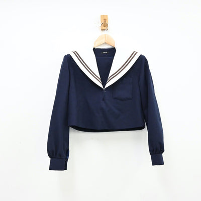 【中古】愛知県 春日井高等学校 女子制服 2点（セーラー服・セーラー服）sf012034