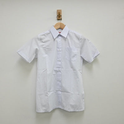 【中古】福岡県 友泉中学校 女子制服 2点（シャツ・ジャンパースカート）sf012068