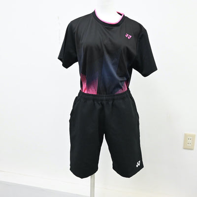 【中古】埼玉県 豊岡高等学校/バトミントン部ユニフォーム 女子制服 2点（部活ユニフォーム 上・部活ユニフォーム 下）sf012069